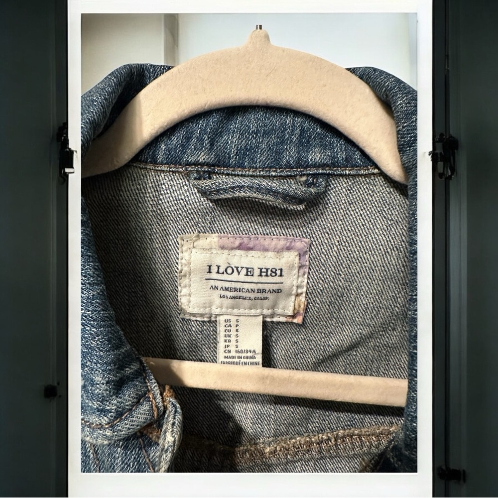 Distressed Jean Jacket - Picture 3 of 6